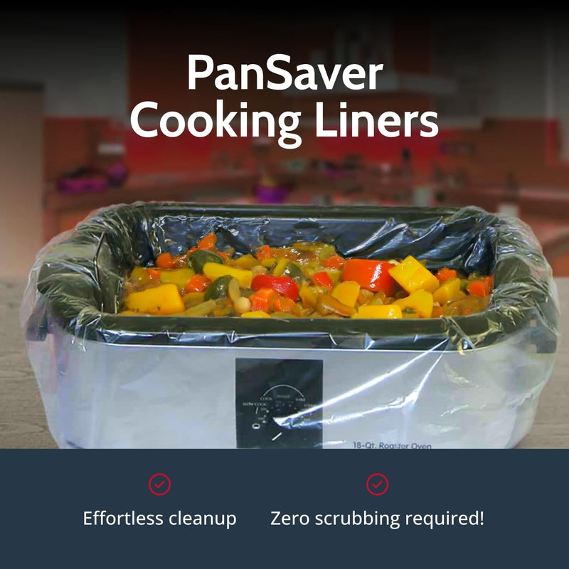 Disposable Roasting Pan Liners - Easy Cleanup Clear 2 Count
