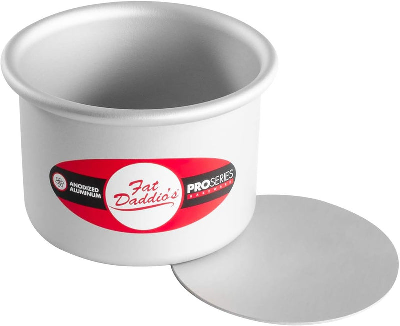 Fat Daddios 6x3 Inch Round Cheesecake Pan - Silver