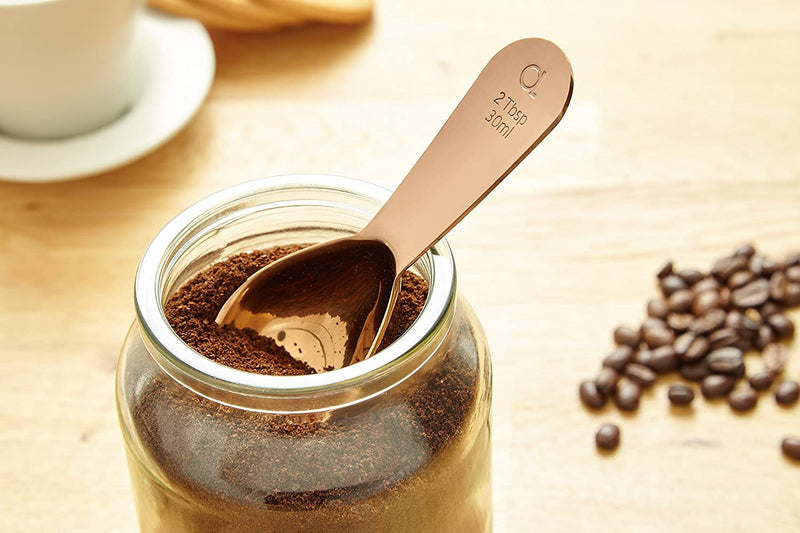 Apace Living Coffee Scoop (Set of 2) - 2 Tablespoon (Tbsp) - The Best Stainless Steel Measuring Spoons for Coffee, Tea, and More