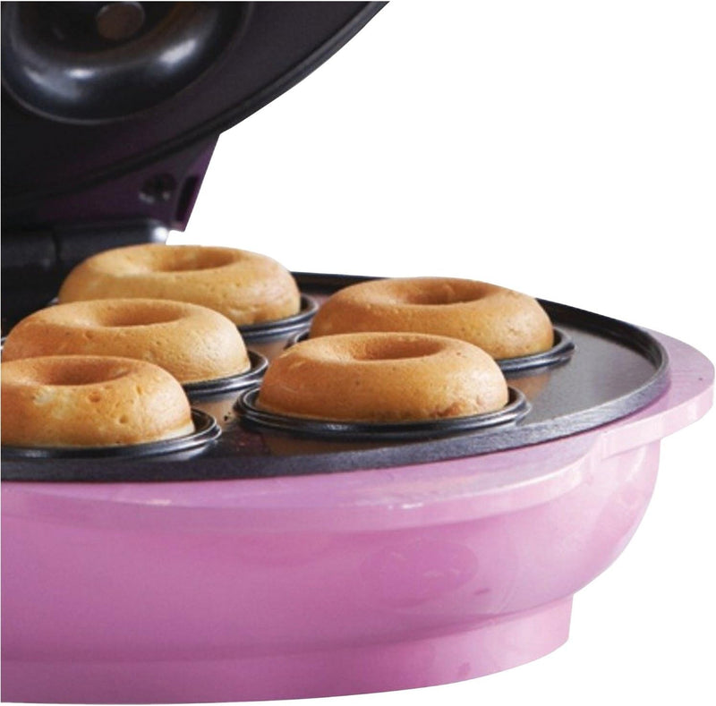 Brentwood Mini Donut Maker - Non-Stick Pink