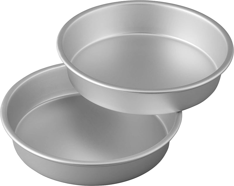 Wilton Cake Pan Set - 8-Inch Round Aluminum 2-Piece