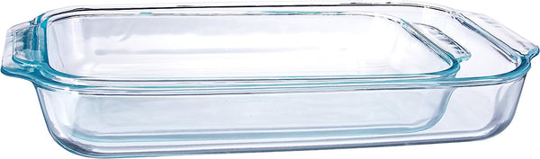 Pyrex Oblong Glass Baking Dishes- 2 Piece Value Pack