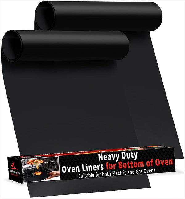 2-Pack Large Non-Stick Oven Liners - 17x 25 BPA  PFOA Free
