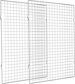 2-Pack Cooling Rack for Baking - 16x10 Inches - Oven Safe - Fits Half Sheet Pan - Silver