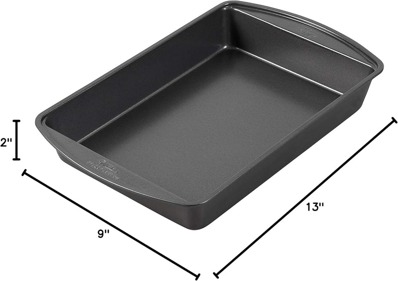 Wilton 8-inch Non-Stick Square Cake Pan - Premium Quality for Even Baking