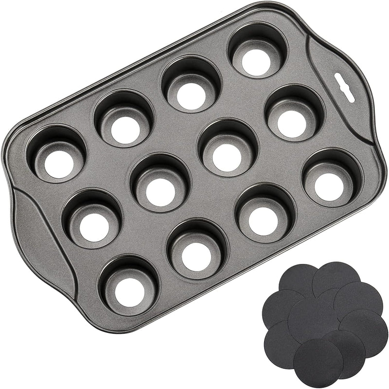 Mini Cheesecake Pan - 12 Cavity Removable Bottom - 2 Pack