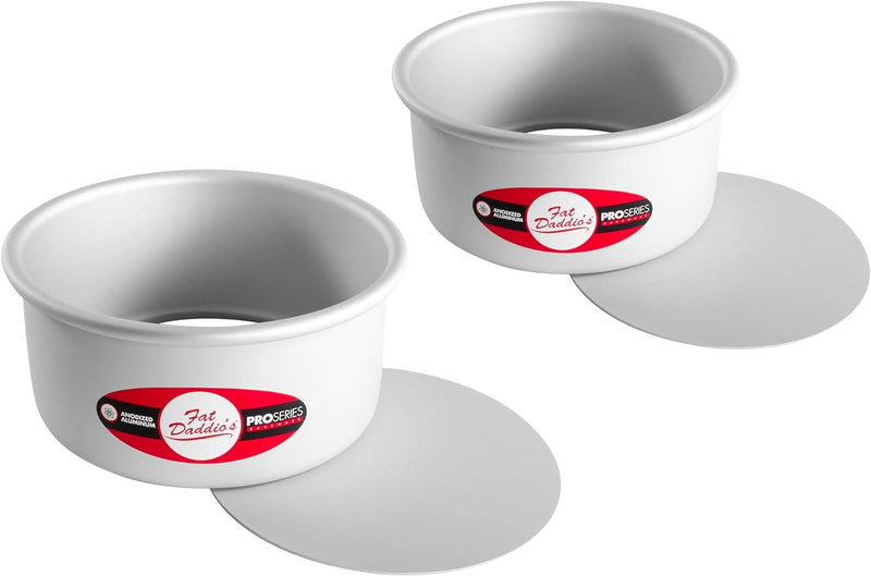 Fat Daddios 6x3 Inch Round Cheesecake Pan - Silver