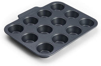 Instant Vortex Official Nonstick Mini Muffin Pan, Gray