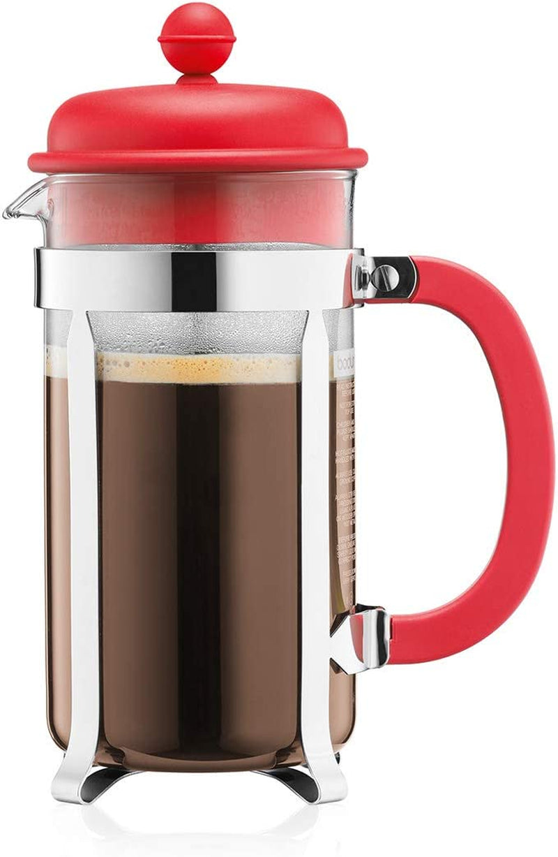 BODUM Caffettiera 3 Cup French Press Coffee Maker, White, 0.35 l, 12 oz