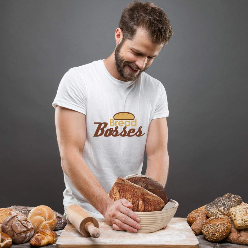 Sourdough Bread Proofing Basket Set - Starter Tool with Scraper and Gifts for Bakers