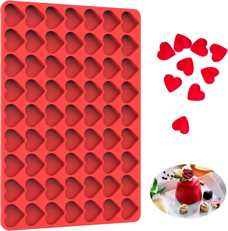 Heart Silicone Candy Molds - Mini Heart Shape 1 PCS