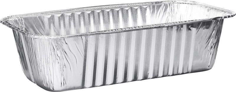 Disposable Aluminum Loaf Pans - Perfect for Baking and Meal Prep - Pack of 10