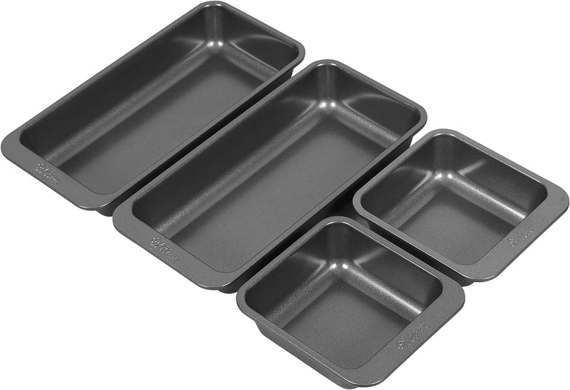 Wilton Non-Stick Baking Pan Set - 4-Piece Square and Oblong