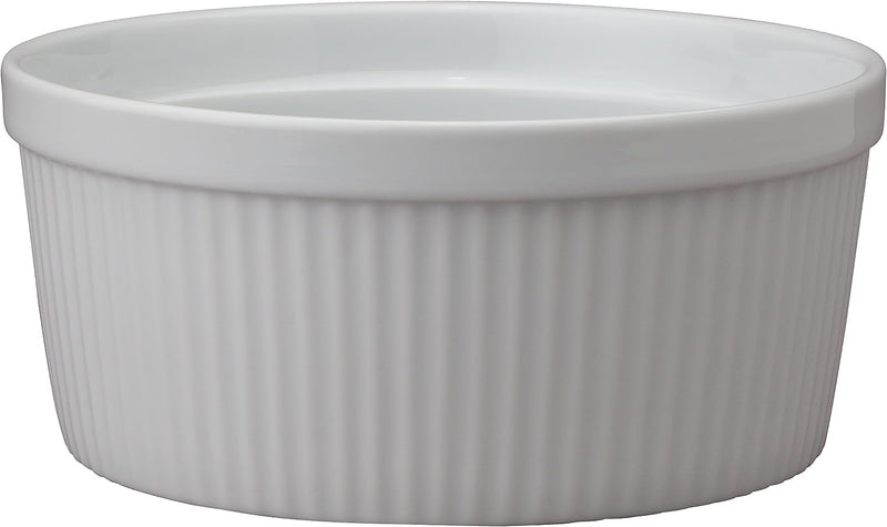 Harold Import Co Kitchen Souffle - Fine White Porcelain - 64oz - 2qt