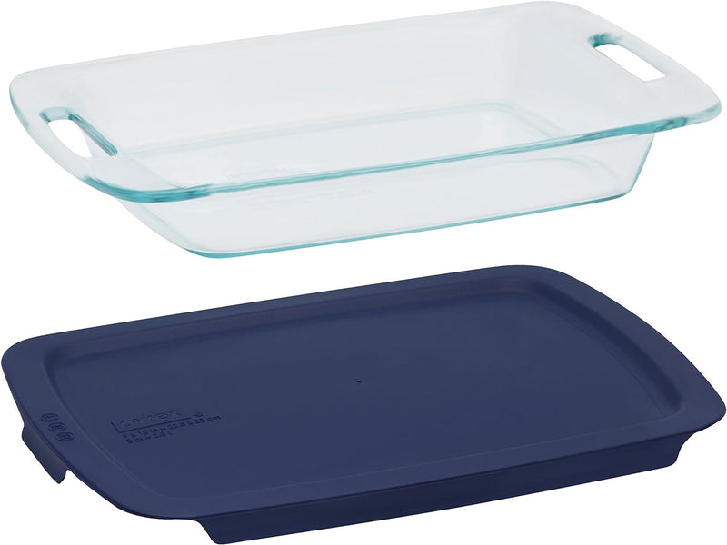 Pyrex Easy Grab 4-PC Extra Large Baking Set with Lids and Handles