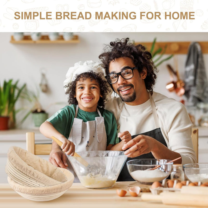 Bread Proofing Basket Set with Accessories