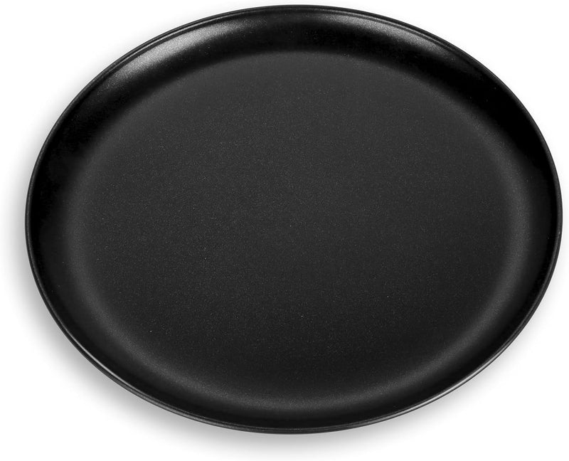 TeamFar 12 Stainless Steel Round Pizza Pan - Heavy Duty  Dishwasher Safe