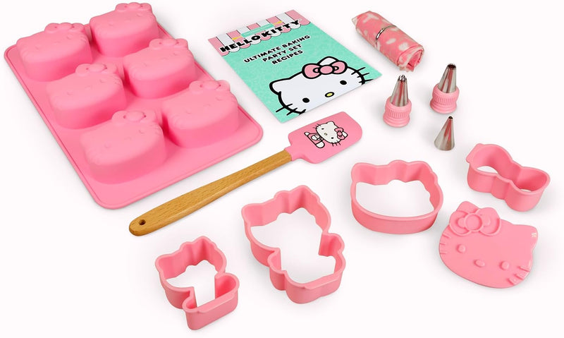 Hello Kitty Baking Set with Cupcake Mold  Cookie Cutters