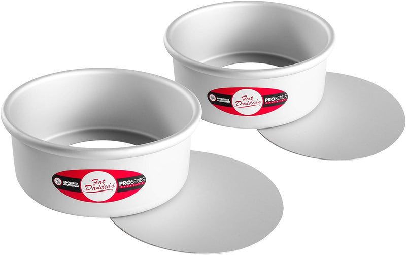 Fat Daddios 6x3 Inch Round Cheesecake Pan - Silver