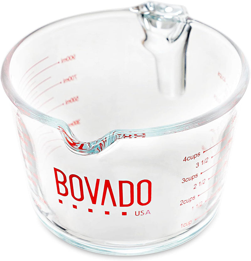 BOVADO USA 1Qt Glass Bowl - Clear Multi-use Glass