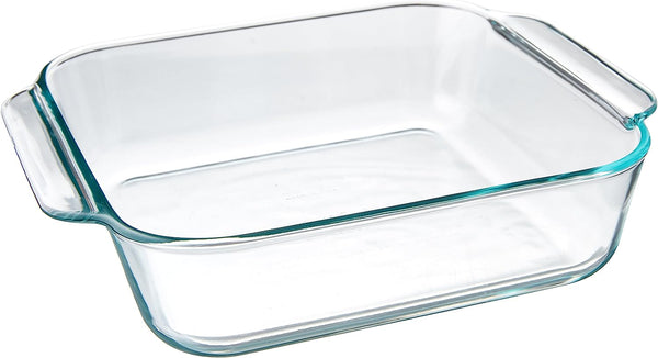 Pyrex 222 Square Glass Baking Dish 8in x 8in x 25in