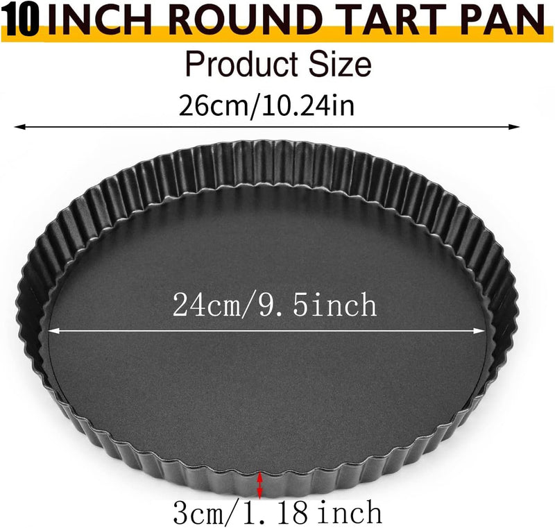 9 Non-Stick Tart Pan - Carbon Steel Construction