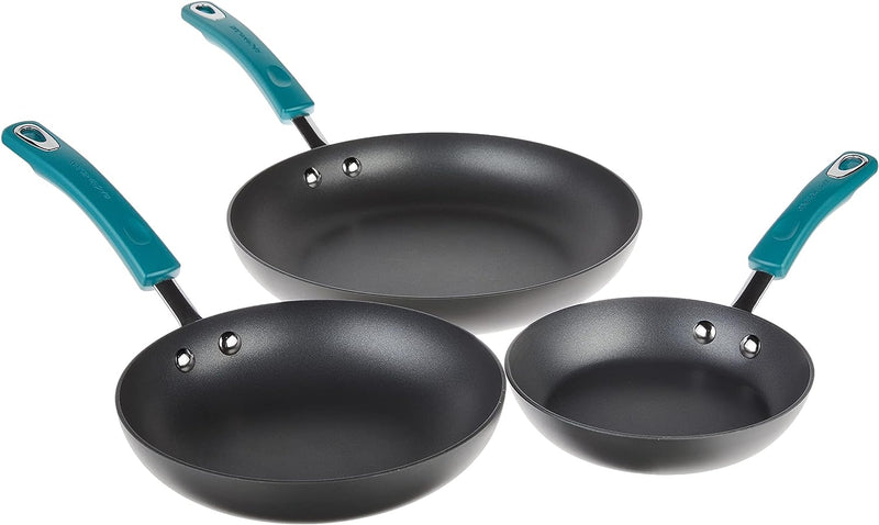 Rachael Ray Nonstick 5-Piece Bakeware Set with Grips - GrayOrange