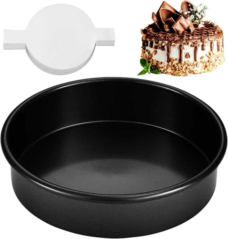 RFAQK 133PC Round Cake Pan Set with Baking and Decorating Supplies