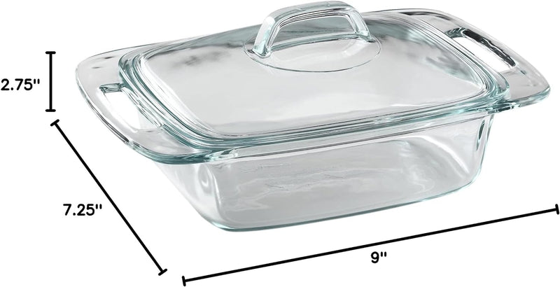 Pyrex 2-in-1 Glass Baking Dish with Lid - Extra Large 52-Qt 9x13 for Casserole  Lasagna