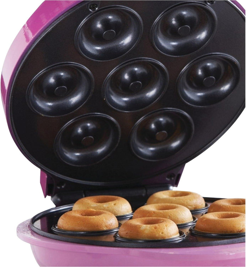 Brentwood Mini Donut Maker - Non-Stick Pink