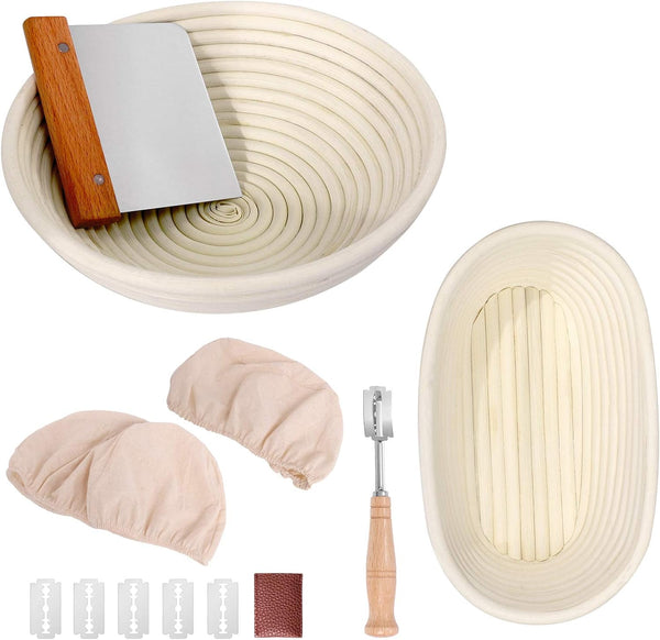 Bread Proofing Basket Set with Accessories