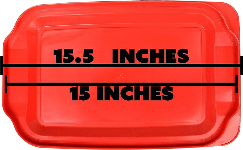 Pyrex 233-PC Red Replacement Lid for Pyrex 233 Glass Dish 3qt USA Made