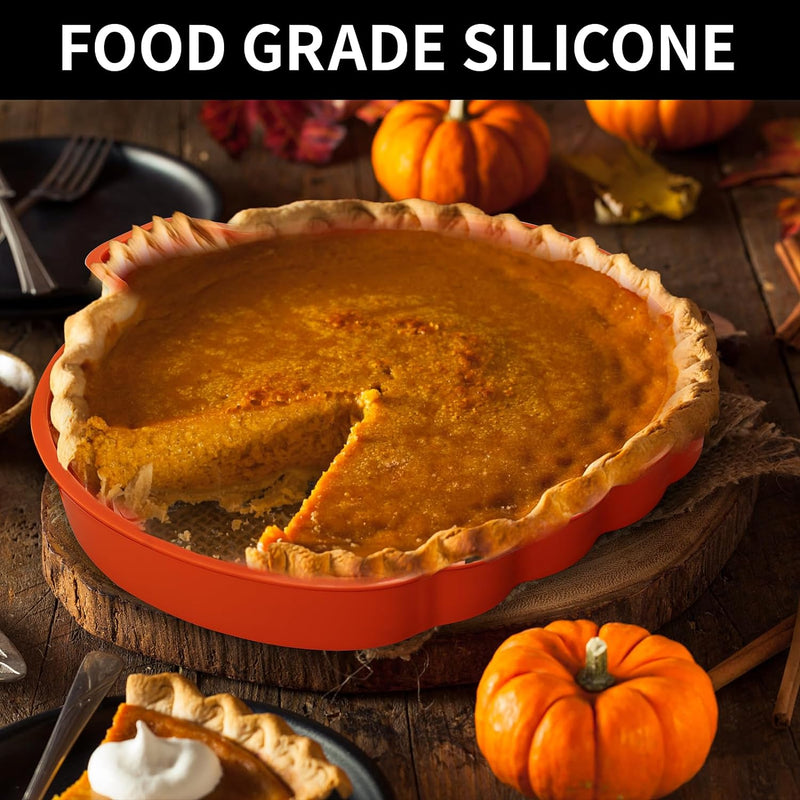 3-Pack Turkey Pumpkin Cake Molds - Silicone Baking Set for Thanksgiving  Halloween Desserts