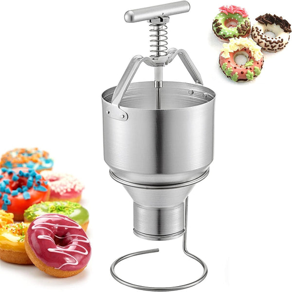 Donut Hopper  Dispenser with 5L Capacity and 6 Adjustable Thickness Levels for Home and Commercial Use