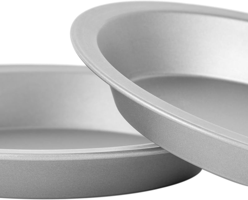 Nonstick 9 Pie Pans Set of 2 - Gray