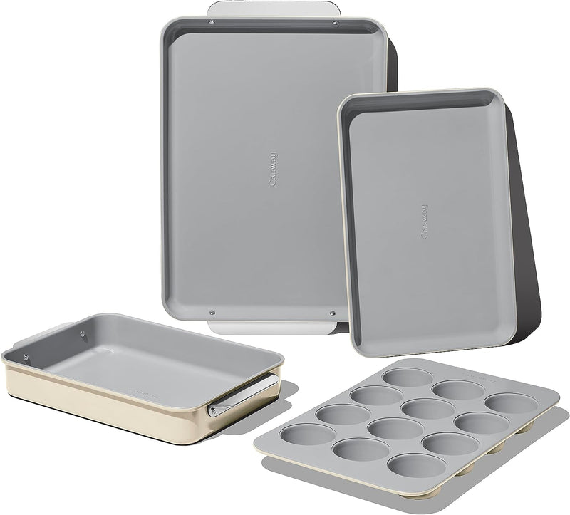 11-Piece Non-Toxic Ceramic Bakeware Set - PTFE  PFOA-Free