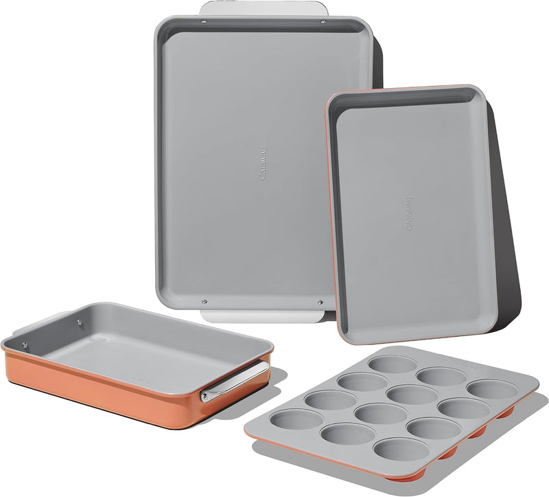 11-Piece Non-Toxic Ceramic Bakeware Set - PTFE  PFOA-Free