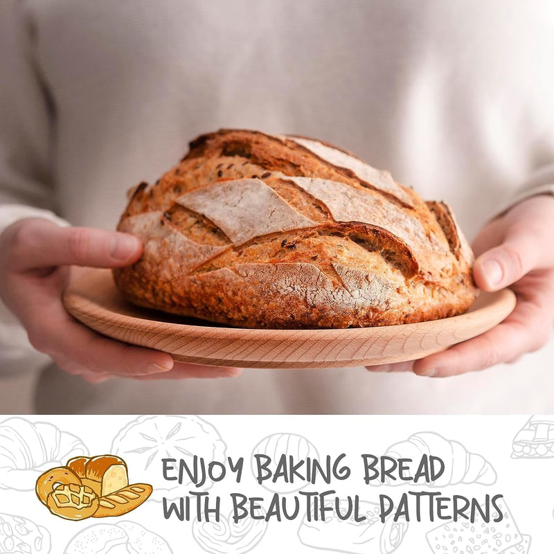 Bread Proofing Basket Set - Oval Round with Liners