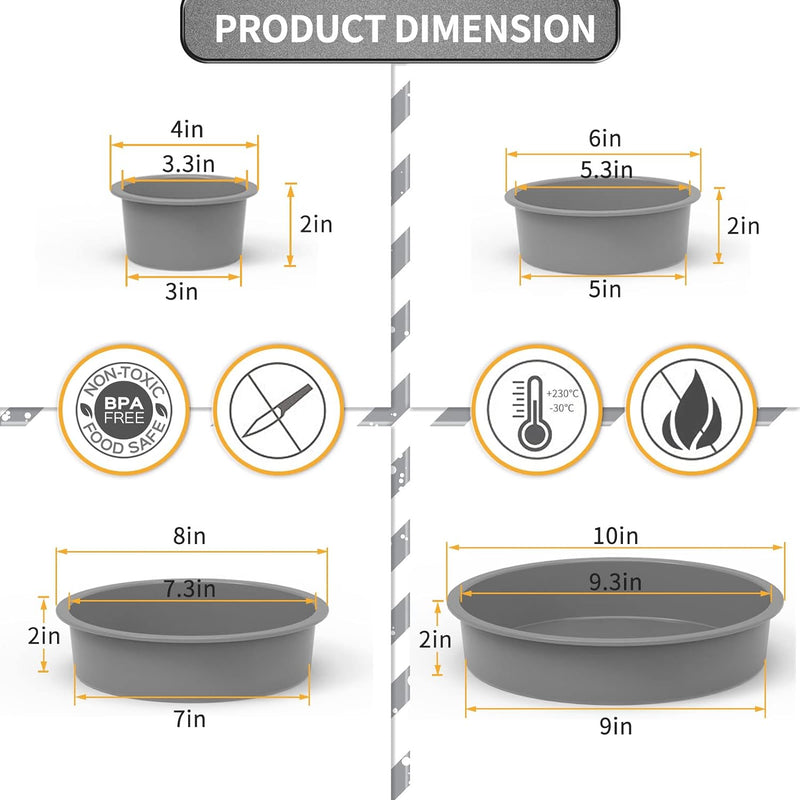 Silicone Cake  Air Fryer Mold Combo for Baking  Dessert