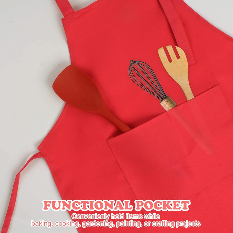 Kids Chef Apron and Hat Set for Cooking Baking and Painting