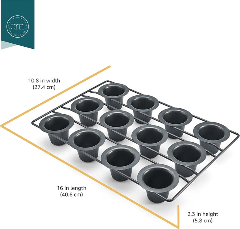 Chicago Metallic 6-Cup Popover Pan - Professional Kitchen Bakeware