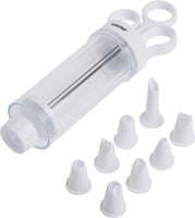 Norpro Cupcake Injector/Decorating Icing Set, 9-Piece Set, Stainless Steel, Multicolor