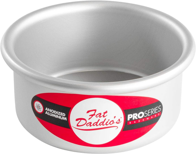 Fat Daddios 6x3 Inch Round Cheesecake Pan - Silver