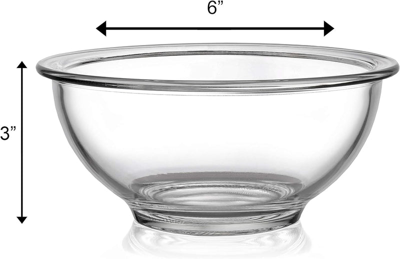 BOVADO USA 1Qt Glass Bowl - Clear Multi-use Glass