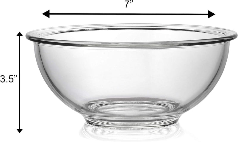 BOVADO USA 1Qt Glass Bowl - Clear Multi-use Glass