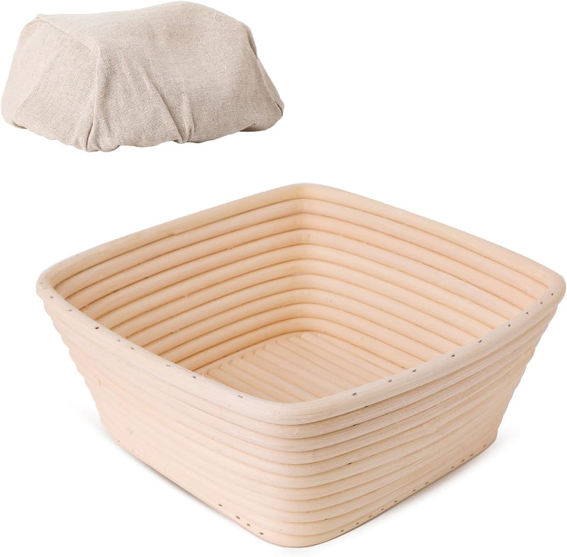 Sourdough Bread Proofing Basket with Liner - Round 85 inch