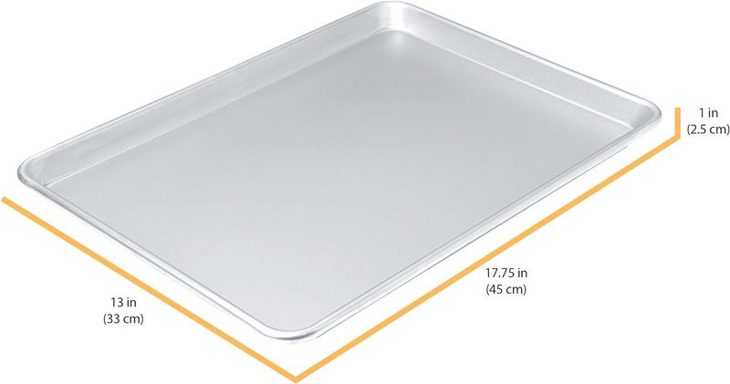 Chicago Metallic Commercial II Jelly Roll Pan - 15 x 10 Uncoated for Baking Various Dishes