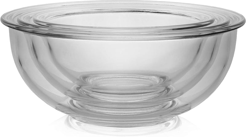 BOVADO USA 1Qt Glass Bowl - Clear Multi-use Glass