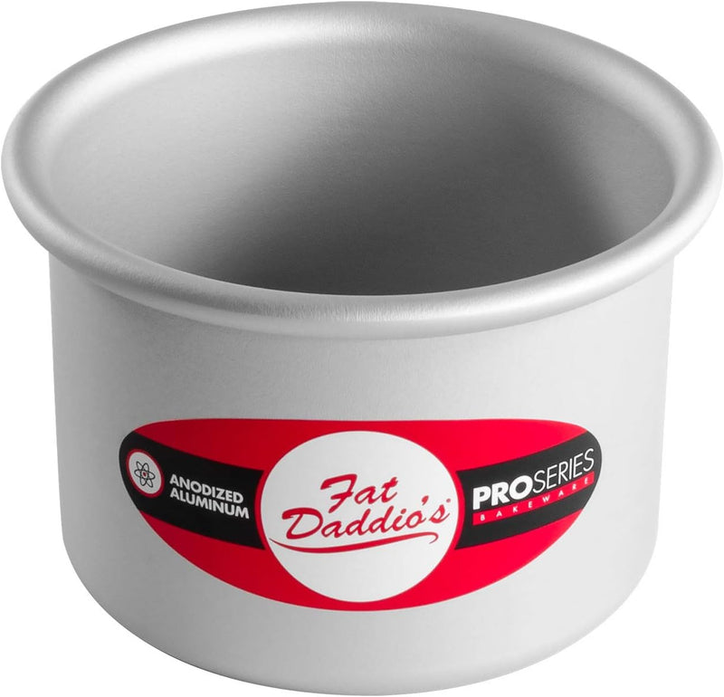 Fat Daddios 6x3 Inch Round Cheesecake Pan - Silver