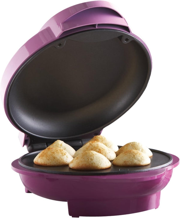 Brentwood Non-Stick Mini Cupcake Maker - Pink 7 Cavity